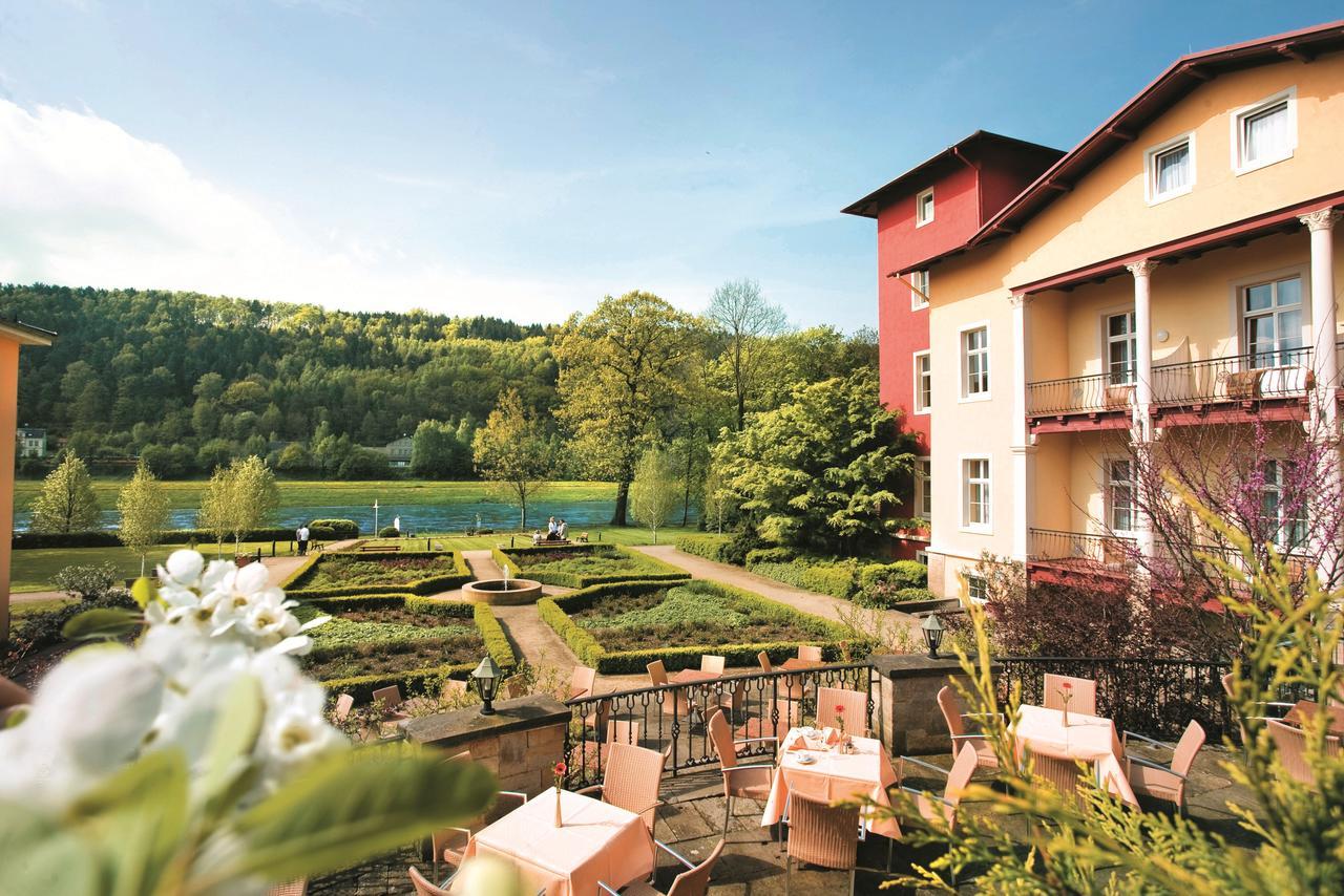 Parkhotel Bad Schandau Mit Spa Екстер'єр фото
