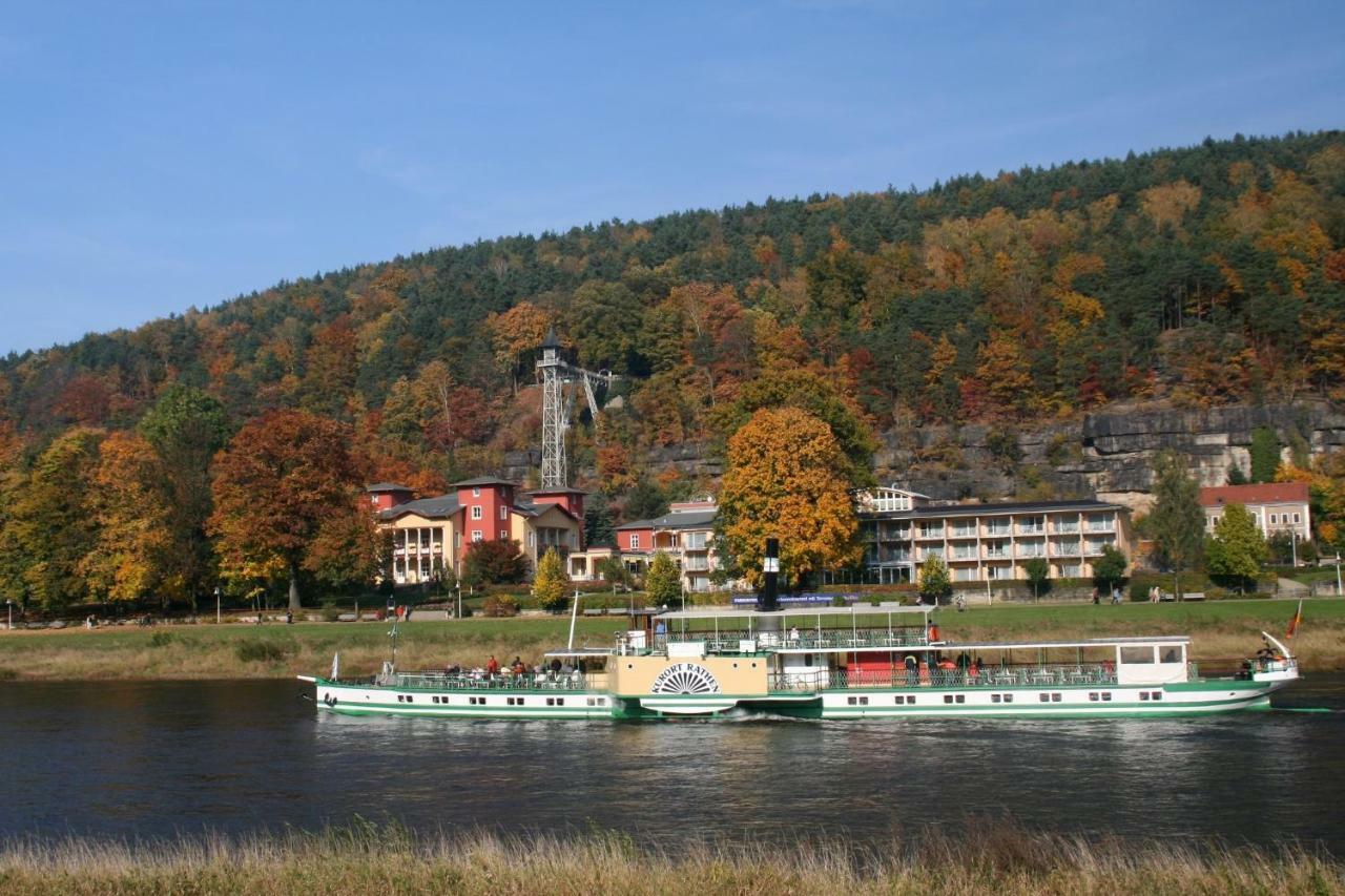 Parkhotel Bad Schandau Mit Spa Екстер'єр фото